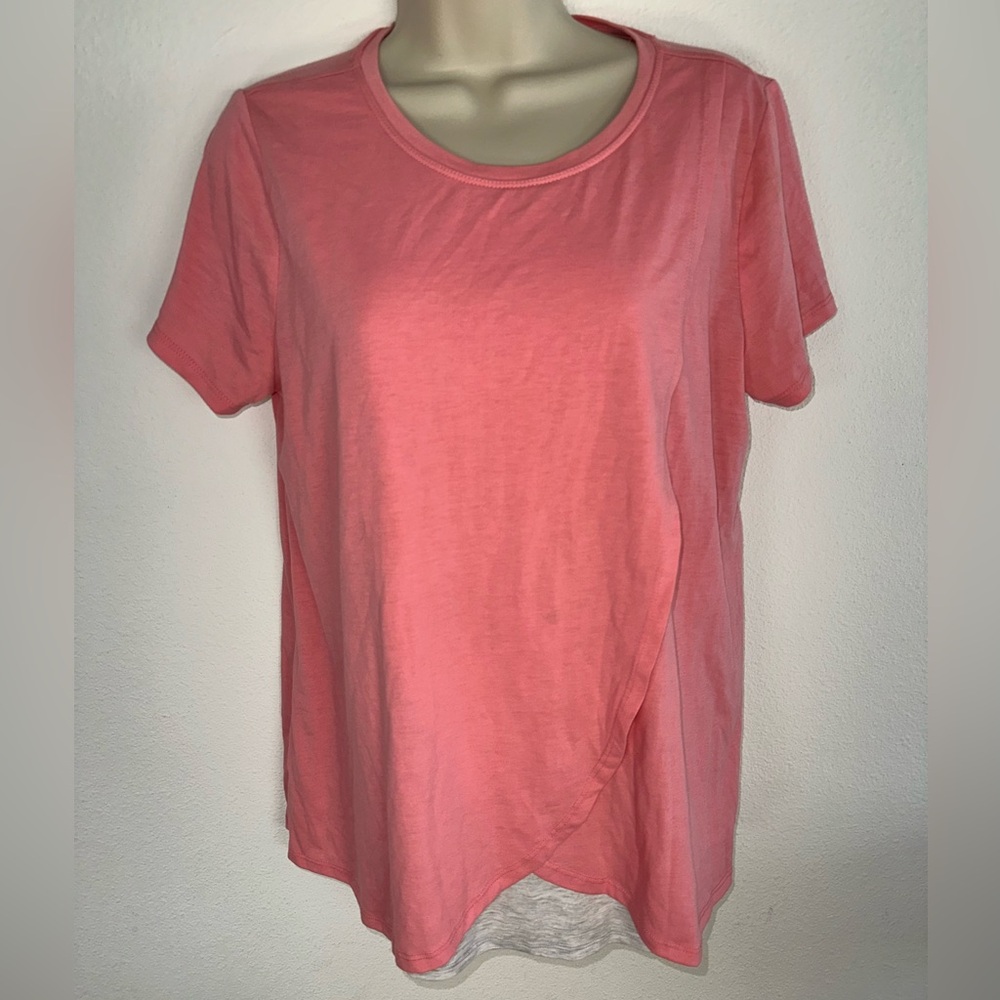 Motherhood maternity pink nursing top size medium